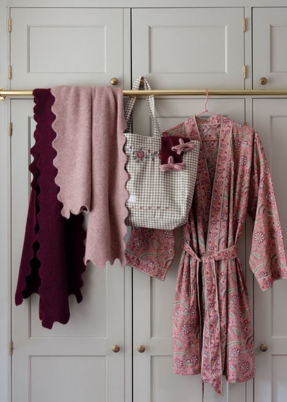 Kimono mitmevärviline/roosa - 2