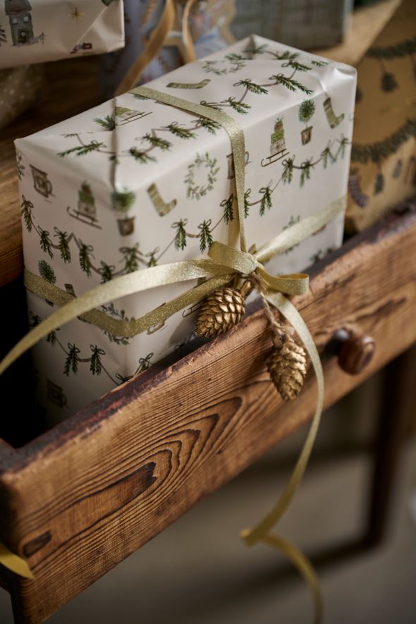 Kinkepaber loodusvalge - 70x300 cm loodusvalge - 1