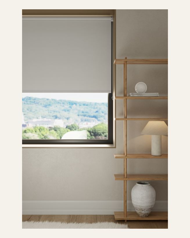 Pimendav rulookardin loodusvalge - 80x185 cm loodusvalge - 1