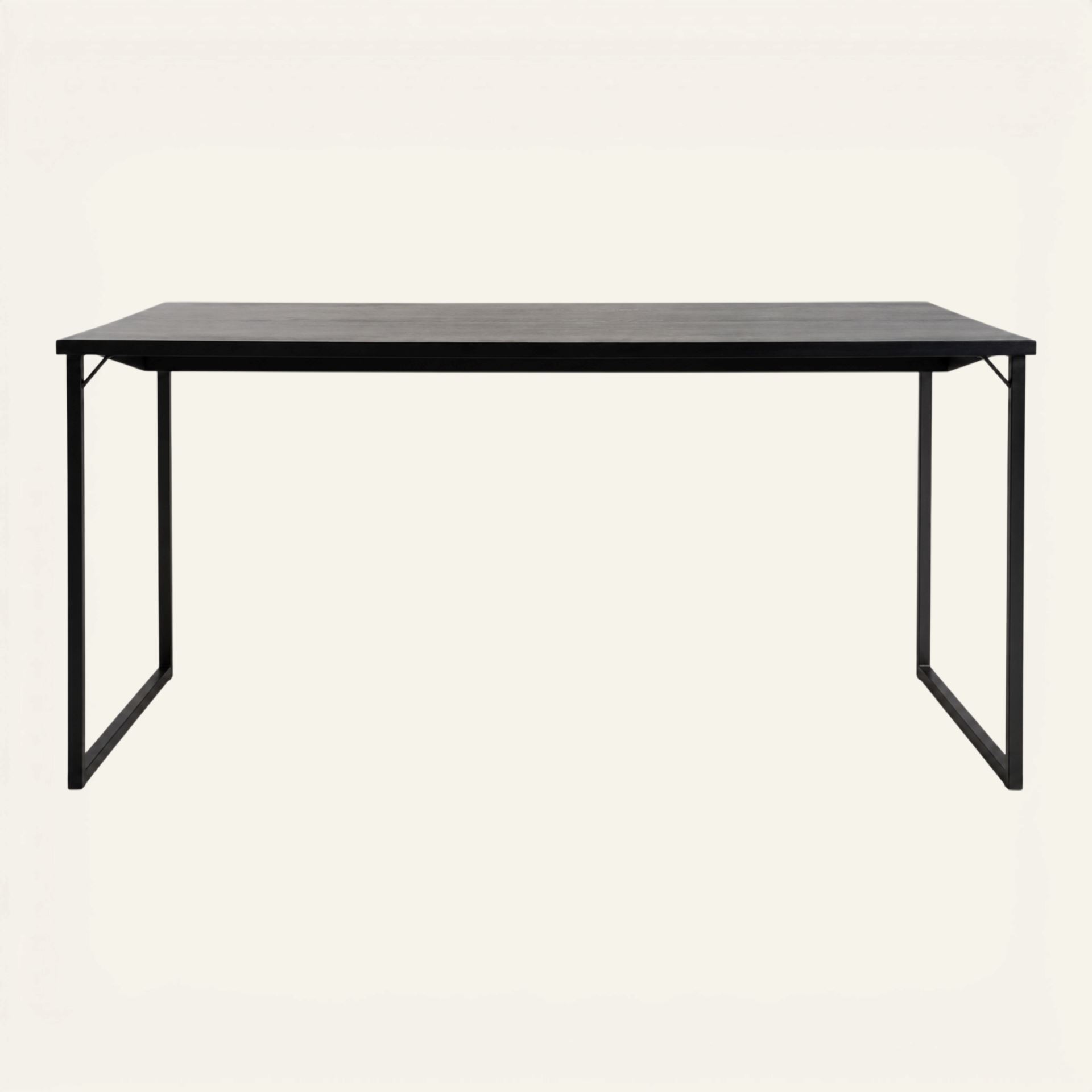 Söögilaud must - 100x200x75 cm must - 1