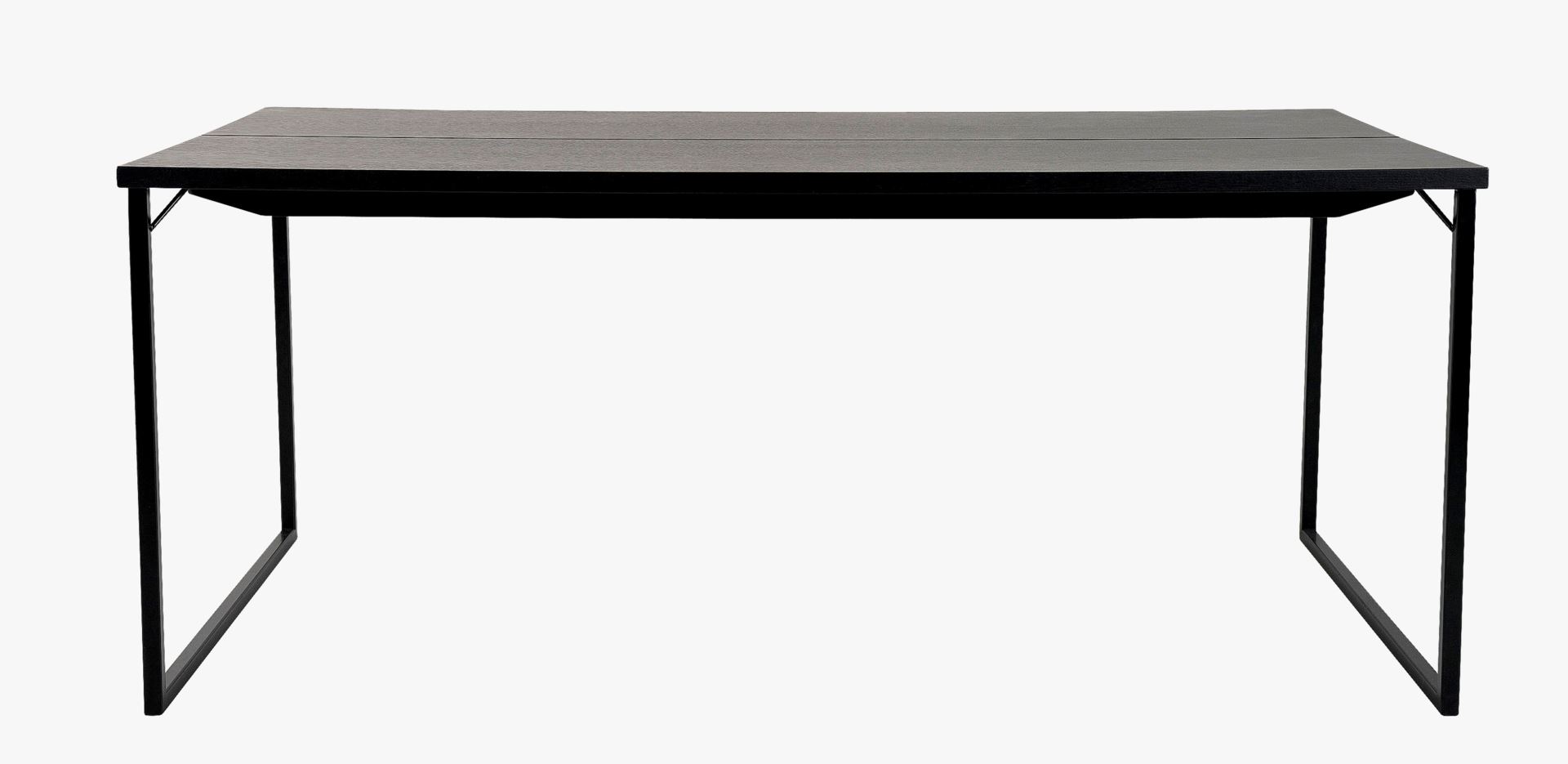 Söögilaud must - 100x200x75 cm must - 1