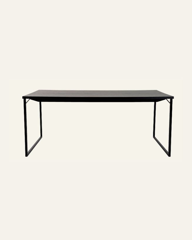 Söögilaud must - 100x200x75 cm must - 1