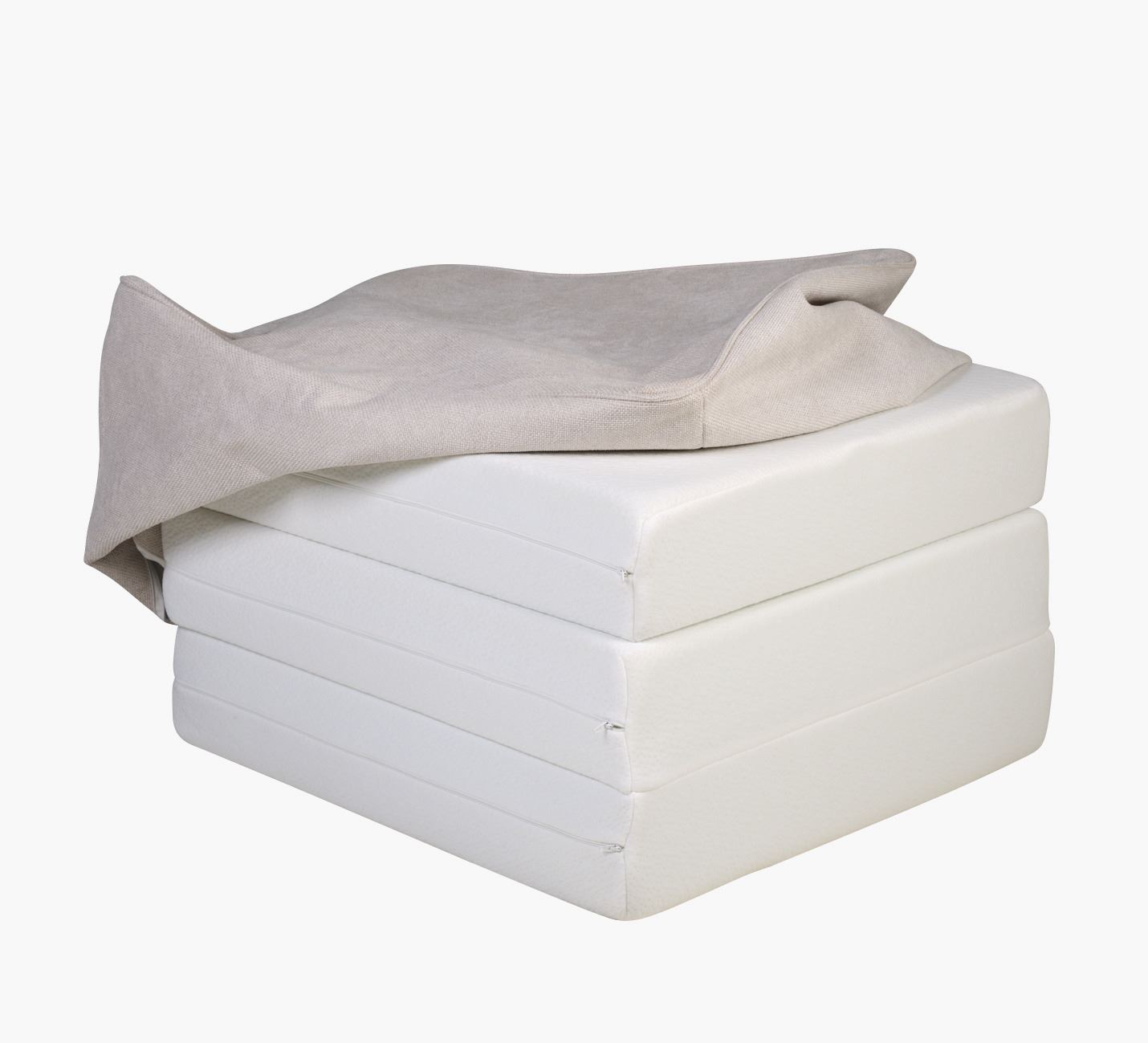 Madrats beež - 67x67x41 cm beež - 1