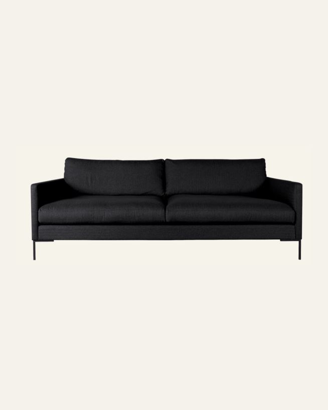 3-kohaline diivan must - 227x100x83 cm must - 1
