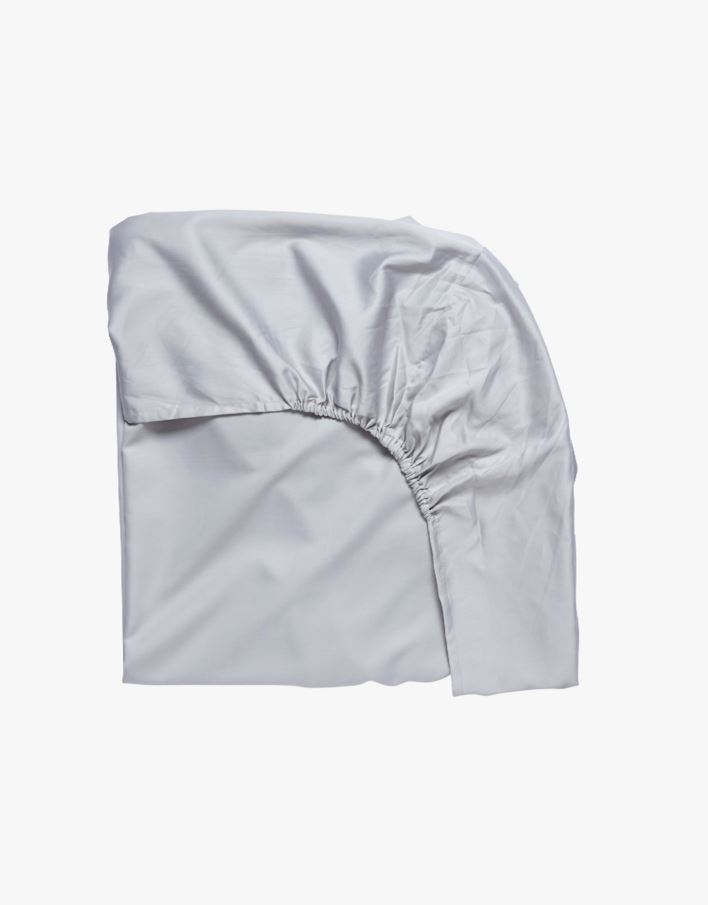 Voodilina kummiga helehall - 120x200 cm helehall - 1