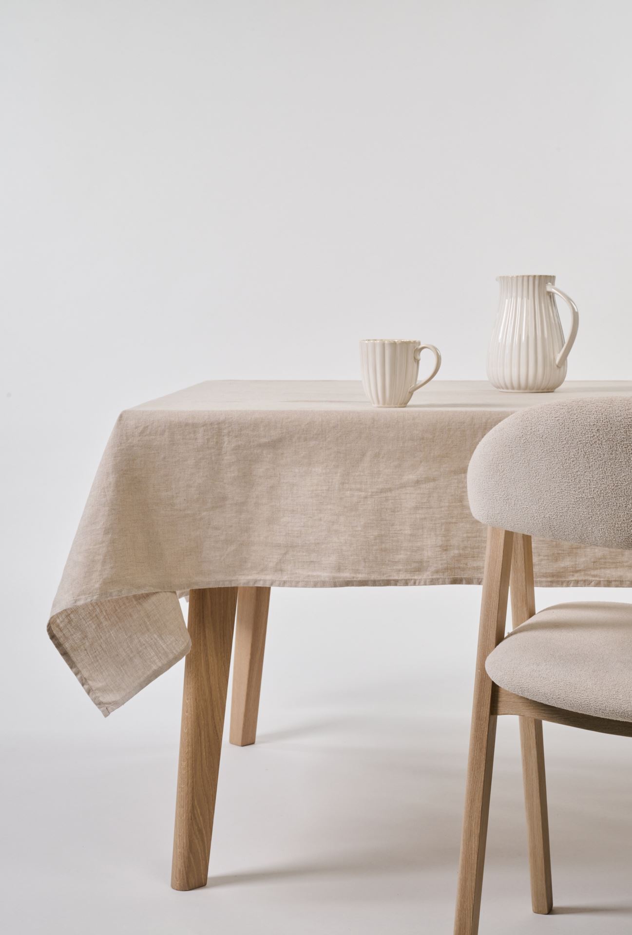 Linane laudlina naturaalne toon - 140x250 cm naturaalne toon - 1